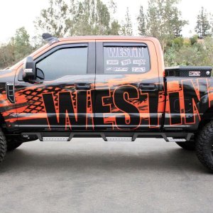 Ford F-350 Nerf Bars - Westin - HDX Drop - Textured Black - `17-`18 Ford F-350 Nerf Bars - Westin - HDX Drop - Textured Black - `17-`18