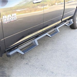 Ram 3500 Nerf Bars - Westin - HDX Drop Wheel-to-Wheel - Textured Black - `10-`18