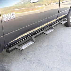 Ram 2500 Nerf Bars - Wheel to Wheel - Westin - HDX Drop - Textured Black - `10-`18