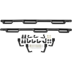 Chevrolet Silverado Nerf Step Bars - Westin - HDX Drop Wheel-to-Wheel - Textured Black - `07-`18