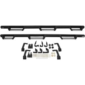 Chevrolet Silverado 1500 Nerf Bars - Wheel to Wheel - Westin - HDX Stainless Drop - Textured Black - `14-`18
