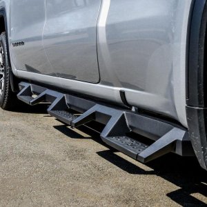 GMC Sierra 1500 Nerf Step Bars - Westin - HDX Drop Wheel-to-Wheel - Textured Black - `19-`20