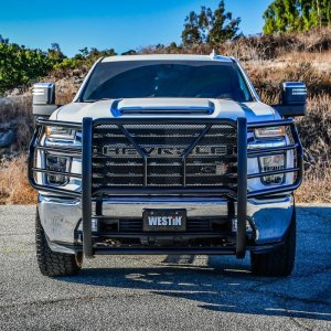 Chevrolet Silverado 2500 Grille Guard - Westin - HDX Modular - Black - `20-`22 Chevrolet Silverado 2500 Grille Guard - Westin - HDX Modular - Black - `20-`22