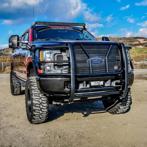 Ford F-350 Grille Guard - Westin - HDX - Black - `17-`18 Ford F-350 Grille Guard - Westin - HDX - Black - `17-`18