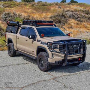 GMC Sierra 1500 Grille Guard - Westin - HDX - Black - `22-`25 GMC Sierra 1500 Grille Guard - Westin - HDX - Black - `22-`25