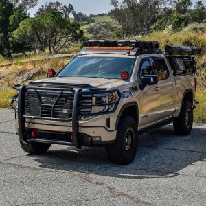 GMC Sierra 1500 Grille Guard - Westin - HDX - Black - `22-`25 GMC Sierra 1500 Grille Guard - Westin - HDX - Black - `22-`25