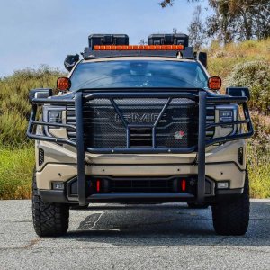 GMC Sierra 1500 Grille Guard - Westin - HDX - Black - `22-`25 GMC Sierra 1500 Grille Guard - Westin - HDX - Black - `22-`25