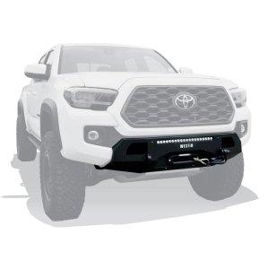Toyota Tacoma Bumper - Front - Westin - Pro-Series Mid Width - Textured Black - `16-`23