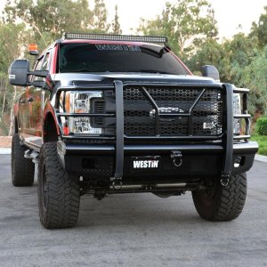 Ford F-350 Front Bumper - Westin - HDX Bandit - Textured Black - `17-`19 Ford F-350 Front Bumper - Westin - HDX Bandit - Textured Black - `17-`19