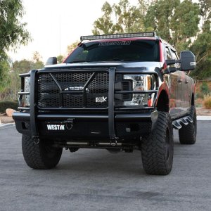 Ford F-350 Front Bumper - Westin - HDX Bandit - Textured Black - `17-`19 Ford F-350 Front Bumper - Westin - HDX Bandit - Textured Black - `17-`19