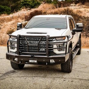 Chevrolet 2500 Bumper - Front - Westin - HDX Bandit - Black - `20-`21 Chevrolet 2500 Bumper - Front - Westin - HDX Bandit - Black - `20-`21