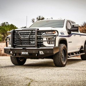 Chevrolet 3500 Bumper - Front - Westin - HDX Bandit - Black - `20-`21
