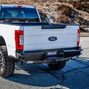 Ford F-350 Bumper - Rear - Westin - HDX Bandit - Black - `17-`21 Ford F-350 Bumper - Rear - Westin - HDX Bandit - Black - `17-`21