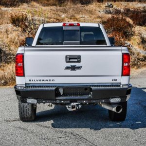 Chevrolet Silverado Bumper - Rear - Westin - HDX Bandit - Black - `14-`18