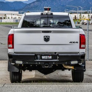 Ram 1500 Bumper - Rear - Westin - HDX Bandit - Black - `09-`18 Ram 1500 Bumper - Rear - Westin - HDX Bandit - Black - `09-`18