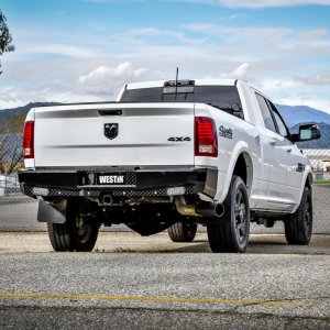 Ram 1500 Bumper - Rear - Westin - HDX Bandit - Black - `09-`18 Ram 1500 Bumper - Rear - Westin - HDX Bandit - Black - `09-`18