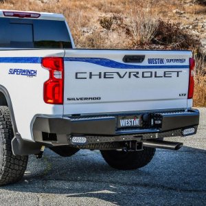 Chevrolet Silverado 1500 Bumper - Rear - Westin - HDX Bandit - Black - `19-`20