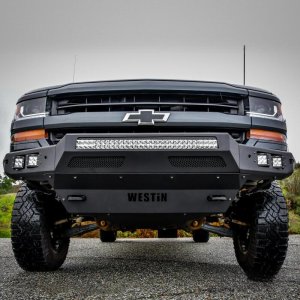 Chevrolet Silverado 1500 Bumper - Front - Westin - Pro-Mod - Textured Black - `16-`19