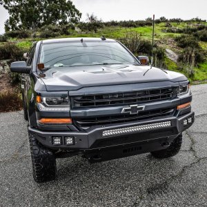 GMC Sierra 1500 Bumper - Front - Westin - Pro-Mod - Textured Black - `16-`19
