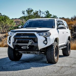 Toyota 4Runner Bumper - Front - Westin - Pro-Series Angular Bull Bar - Textured Black - `14-`20