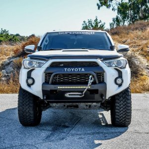 Toyota 4Runner Bumper - Front - Westin - Pro-Series Round Bull Bar - Textured Black - `14-`20