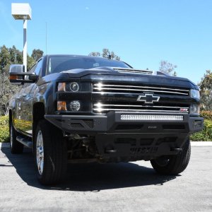 Chevrolet Silverado 2500 Bumper - Front - Westin - Pro-Mod - Textured Black - `15-`19