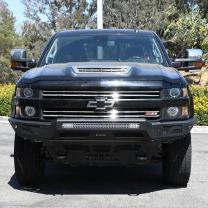 Chevrolet Silverado 3500 Bumper - Front - Westin - Pro-Mod - Textured Black - `15-`19 Chevrolet Silverado 3500 Bumper - Front - Westin - Pro-Mod - Textured Black - `15-`19