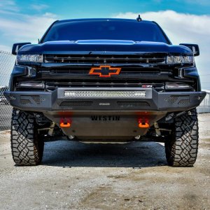 Chevrolet Silverado 1500 Bumper - Front - Westin - Pro-Mod - Textured Black - `19-`21