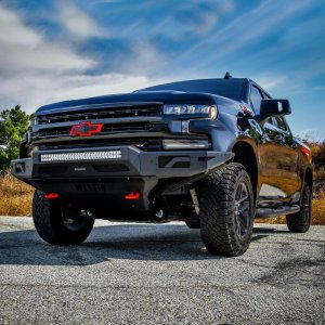 Chevrolet Silverado 1500 Bumper - Front - Westin - Pro-Mod - Textured Black - `19-`21
