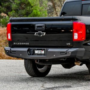 Chevrolet Silverado 1500 Bumper - Rear - Westin - Pro-Series - Textured Black - `14-`18