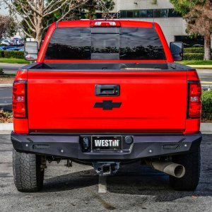 Chevrolet Silverado 1500 Bumper - Rear - Westin - Pro-Series - Textured Black - `14-`18