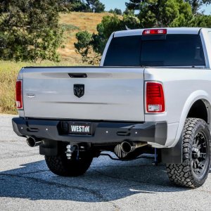 Ram 1500 Bumper - Rear - Westin - Pro-Series - Textured Black - `09-`18 Ram 1500 Bumper - Rear - Westin - Pro-Series - Textured Black - `09-`18