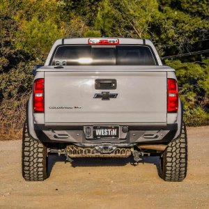 Chevrolet Colorado Bumper - Rear - Westin - Pro-Series - Textured Black - `15-`22