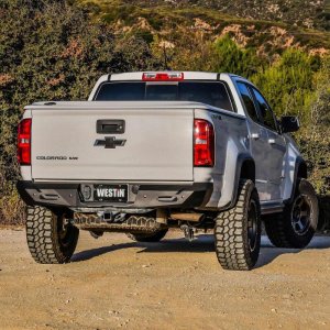 Chevrolet Colorado Bumper - Rear - Westin - Pro-Series - Textured Black - `15-`22