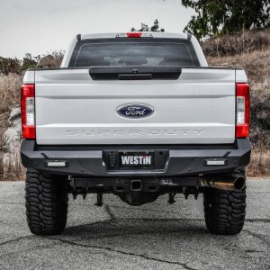 Ford F-250 Bumper - Rear - Westin - Pro-Series - Textured Black - `17-`20
