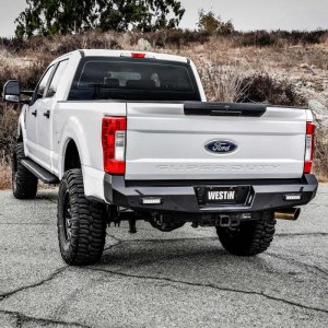 Ford F-350 Bumper - Rear - Westin - Pro-Series - Textured Black - `17-`20