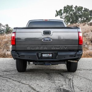 Ford F-350 Bumper - Rear - Westin - Pro-Series - Textured Black - `11-`16