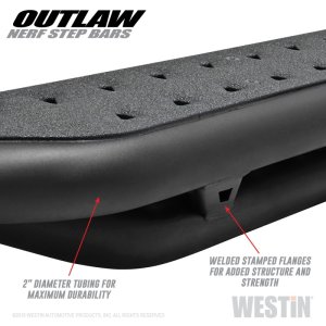 Ram 2500 Crew Cab Nerf Bars - Westin - Outlaw - Textured Black - `11-`23