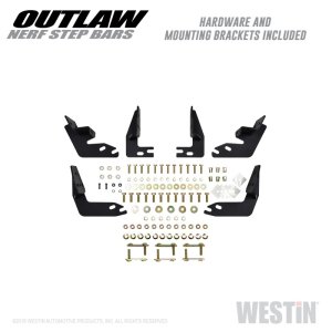 Ram 3500 Crew Cab Nerf Bars - Westin - Outlaw - Textured Black - `11-`23