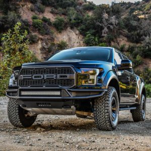 Ford F-150 Raptor Bumper - Front - Westin - Outlaw - Textured Black - `17-`20