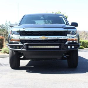 Chevrolet Silverado 1500 Skid Plate - Westin - Outlaw Bumper - Textured Black - `14-`18
