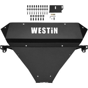Chevrolet Silverado 1500 Skid Plate - Westin - Outlaw Bumper - Textured Black - `14-`18