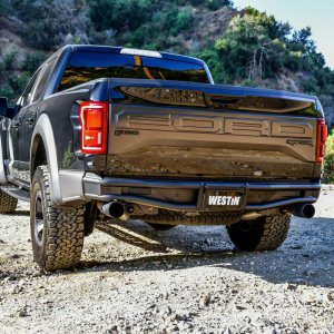 Ford F-150 Raptor Bumper - Rear - Westin - Outlaw - Textured Black - `17-`20