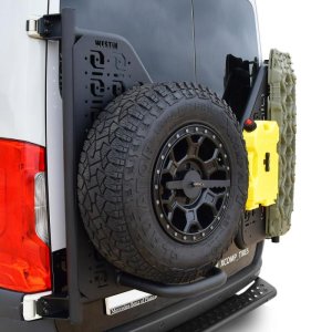 Mercedes-Benz Sprinter Bumper - Rear Driver Side - Westin - XTS Rear Bumper Accessory Carrier - Textured Black - `19-`24