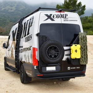 Mercedes-Benz Sprinter Bumper - Rear Driver Side - Westin - XTS Rear Bumper Accessory Carrier - Textured Black - `19-`24