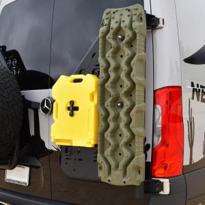 Mercedes-Benz Sprinter Bumper - Rear - Westin - XTS Rear Bumper Passenger Side Carrier - Textured Black - `19-`23