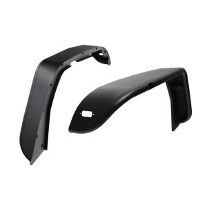 Jeep Wrangler JL Tube Fenders - Front - Westin - Steel Tube with Turn Signal Lights - Textured Black - `18-`20