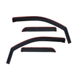 Dodge Ram Quad Cab Wind Deflectors - Westin - In-Channel - Smoke - `09-`18