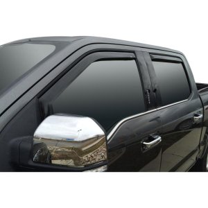 Ford F-150 Wind Deflectors - Westin - In-Channel - Smoke - `15-`18