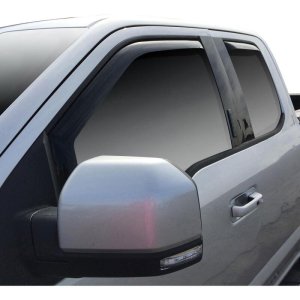 Ford F-150 Wind Deflectors - Westin - In-Channel - Smoke - `15-`18